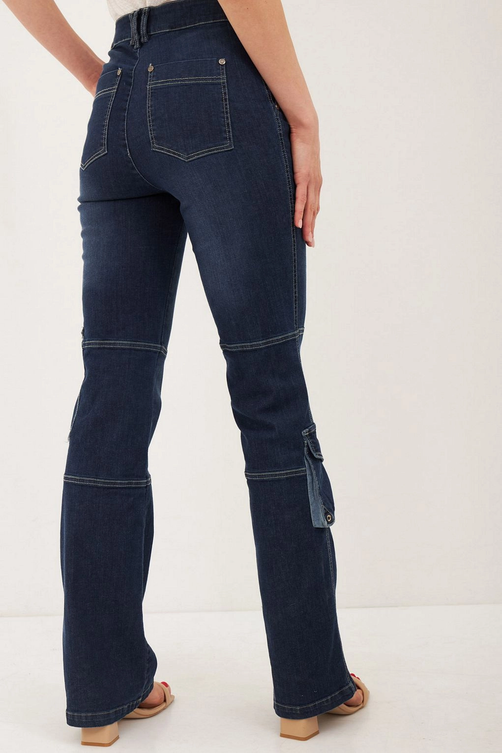 מכנסיים פטל ג'ינס כחול